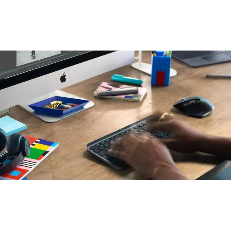 LOGITECH MX Keys Mini belaidė apšviesta klaviatūra, grafitas, QWERTY ispanų