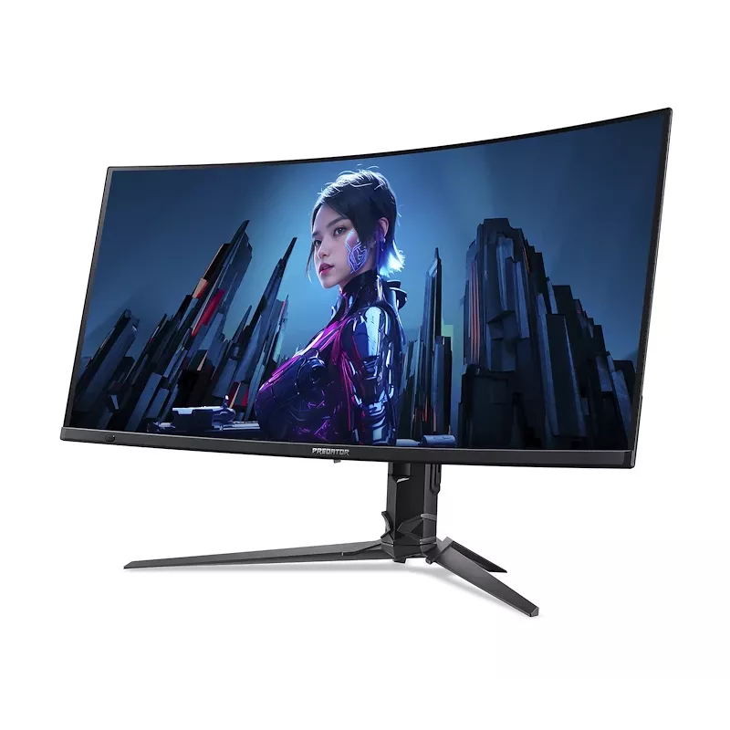 ACER Predator X34 X5bmiiphuzx 34 colių QD-OLED žaidimų monitorius, UWQHD, 3440x1440, 240 Hz, juodas