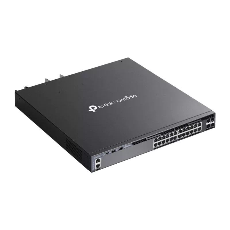 TP-Link Omada 24 prievadų Gigabit L3 valdomas PoE+ jungiklis su 4 10G lizdais