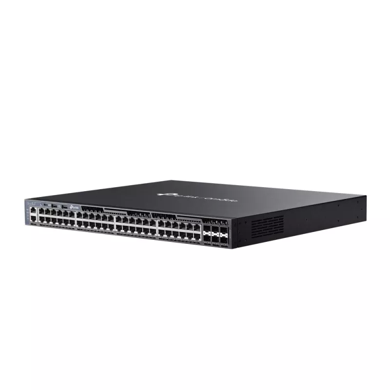 TP-Link Omada SG6654X 48 prievadų Gigabit L3 valdomas jungiklis su 6 10G lizdais