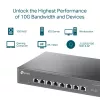 Nevaldomas jungiklis TP-Link TL-SX1008 8 prievadų 10G stalinis/statybinis