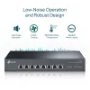 Nevaldomas jungiklis TP-Link TL-SX1008 8 prievadų 10G stalinis/statybinis
