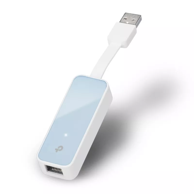 TP-Link UE200 tinklo adapteris (USB 2.0), eternetas 10/100 Mbit/s, baltos spalvos