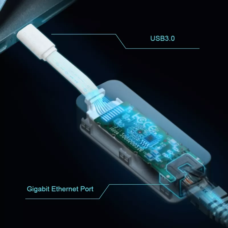 TP-Link UE300C USB-C į Gigabit Ethernet adapteris, 1000 Mbit/s