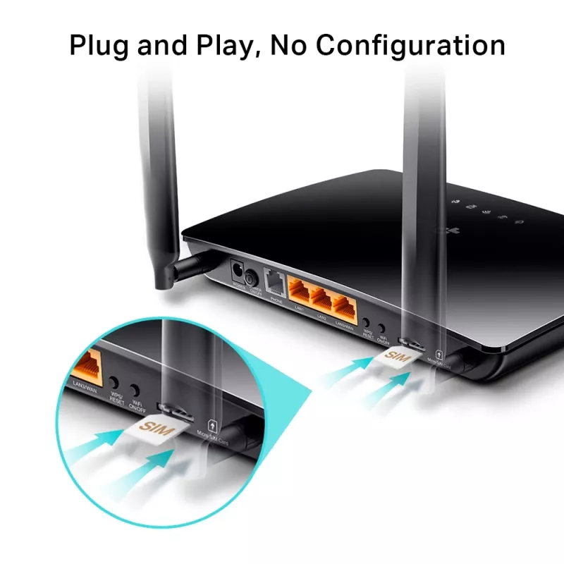 TP-Link N300 4G LTE telefono maršrutizatorius TL-MR6500v