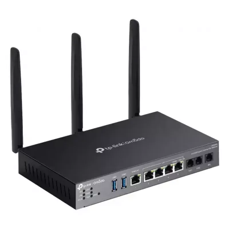 TP-Link Omada AX3000 belaidis maršrutizatorius Gigabit Ethernet dvispalvis (2,4 GHz / 5 GHz) juodas