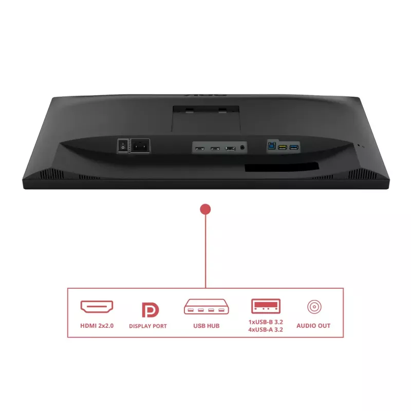 Monitorius AOC E3 U27E3UF 68,6 cm (27 colių) 3840 x 2160 pikselių 4K Ultra HD LED juodas
