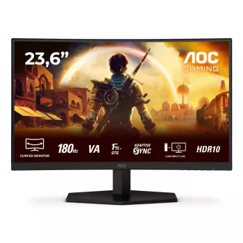 AOC G4 C24G42E kompiuterio monitorius 59,9 cm (23,6 col.) 1920 x 1080 pikselių Full HD LED juodas, raudonas