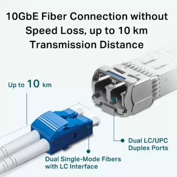 TP-Link SM5110-LR šviesolaidinis SFP+ modulis 10 Gbit/s 1310 nm 10 km
