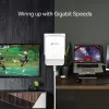 TP-Link G.hn1200 Powerline rinkinys, 607 Mbit/s, Gigabit Ethernet, 10/100/1000 Mbit/s, HomePlug AV2, 300 m, Baltas
