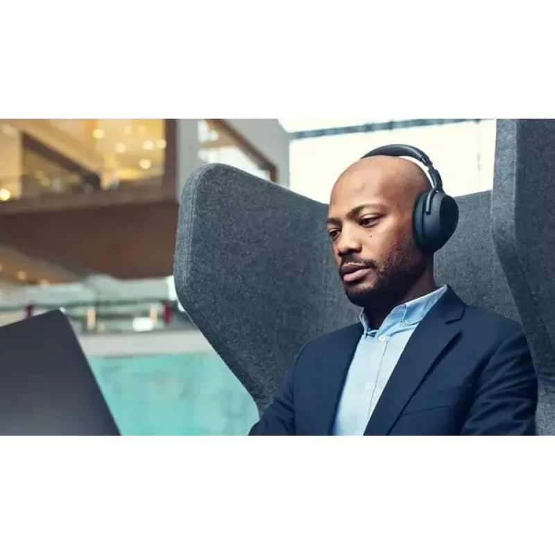 Ausinės EPOS ADAPT 660 USB-A — uždengiančios ausis, laidinės ir belaidės Bluetooth, 17–23000 Hz, 1,2 m laidas, 227 g, Juodos