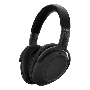 Ausinės EPOS ADAPT 660 USB-A — uždengiančios ausis, laidinės ir belaidės Bluetooth, 17–23000 Hz, 1,2 m laidas, 227 g, Juodos