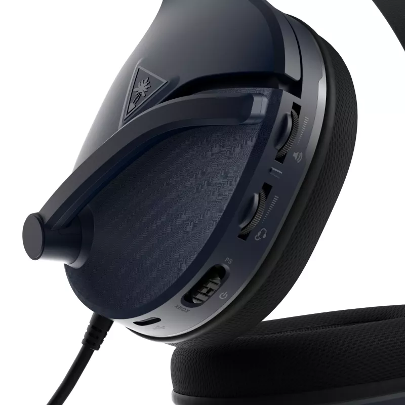 Ausinės Turtle Beach Recon 200 Gen 2, laidinės, žaidimams, juodos, tamsiai mėlynos