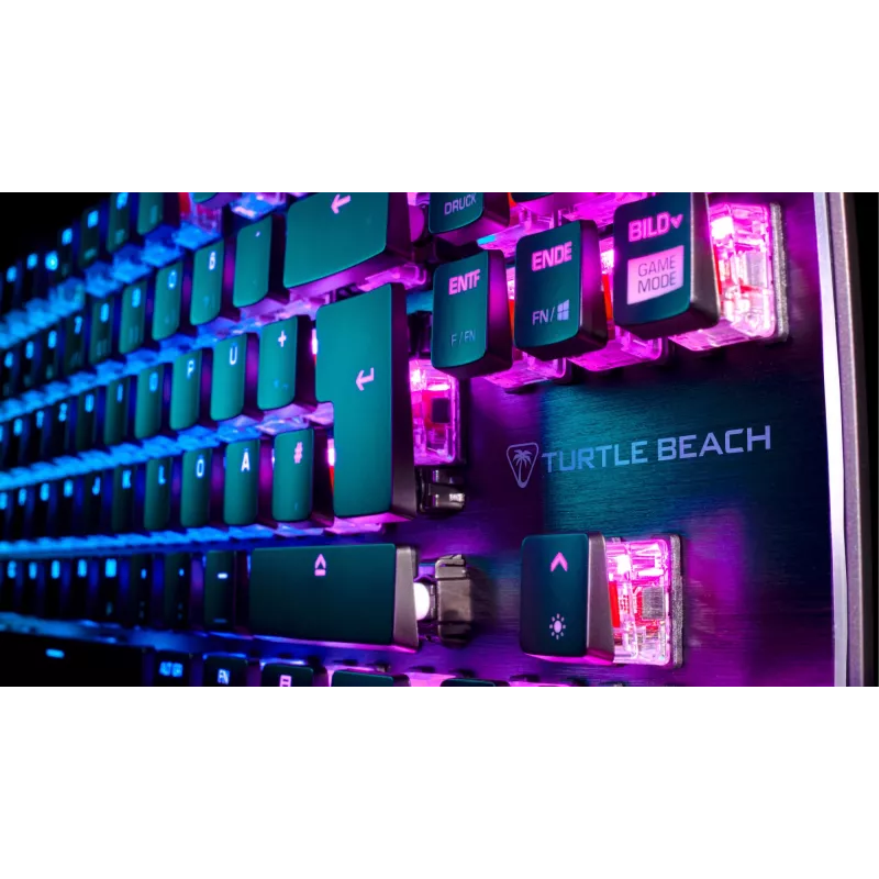 Turtle Beach Vulcan TKL klaviatūra, žaidimų USB, QWERTZ, vokiška, juoda