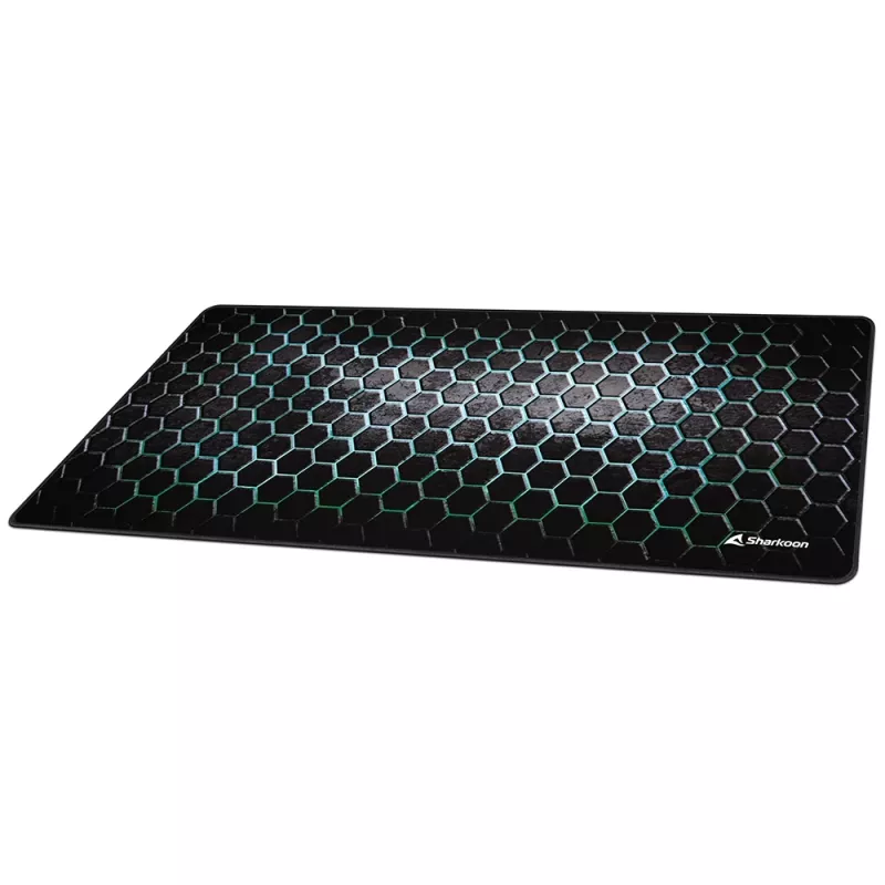 SHARKOON SKILLER SGP30 Pelės kilimėlis, juodas/žalias, 900x400 mm