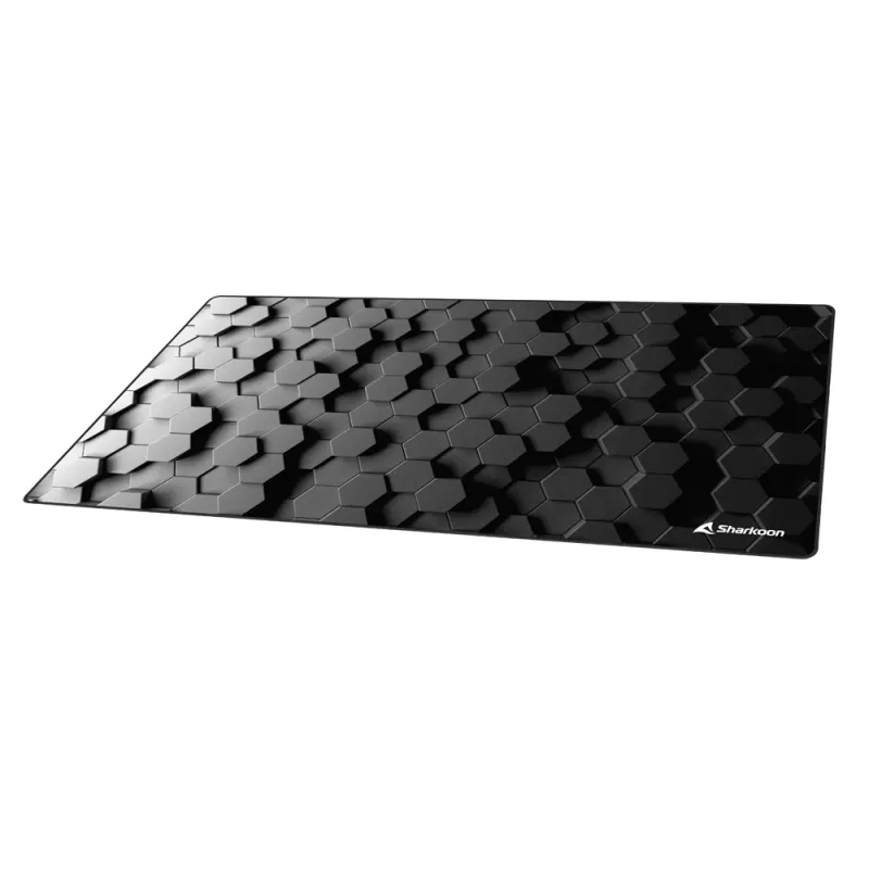 Sharkoon SKILLER SGP30 Big Hex – didelis žaidimų pelės kilimėlis (juodas)