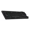 Žaidimų klaviatūra LOGITECH G Pro X TKL Lightspeed – belaidė, Bluetooth, vokiškas QWERTZ išdėstymas, taktiliniai jungikliai