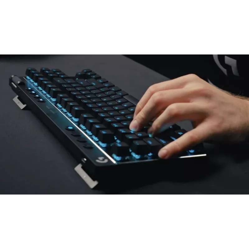 Žaidimų klaviatūra LOGITECH G Pro X TKL Lightspeed – belaidė, Bluetooth, vokiškas QWERTZ išdėstymas, taktiliniai jungikliai
