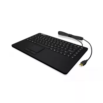 KeySonic KSK-3230IN (DE) klaviatūra, universali, USB, QWERTZ, vokiška, juoda