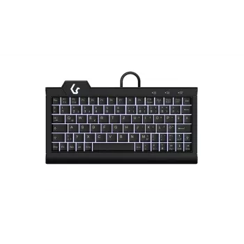 KeySonic KSK-3010ELC (DE) klaviatura, laidi, USB, QWERTZ, vokiškas išdėstymas, juoda