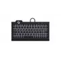 KeySonic KSK-3010ELC (DE) klaviatura, laidi, USB, QWERTZ, vokiškas išdėstymas, juoda