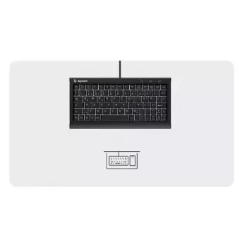 Klaviatūra KeySonic KSK-3011ELC (DE) belaidė USB QWERTZ vokiška juoda