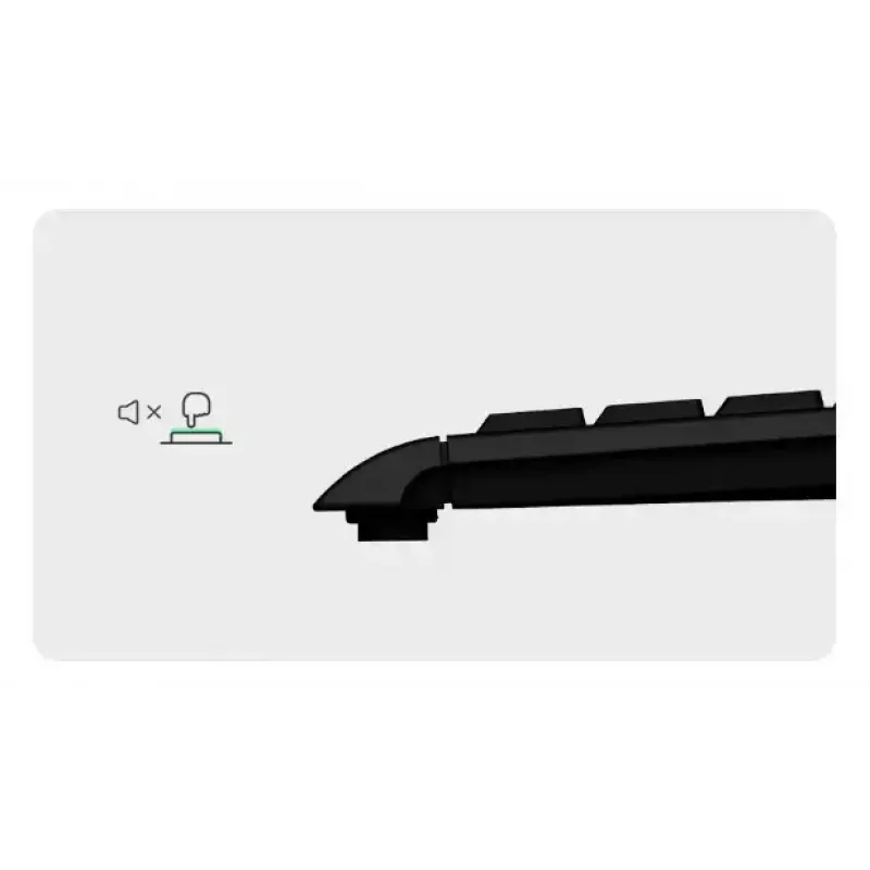 Klaviatūra KeySonic KSK-3011ELC (DE) belaidė USB QWERTZ vokiška juoda