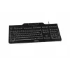 CHERRY KC 1000 SC klaviatūra biurui laidinė USB QWERTY JAV anglų juoda