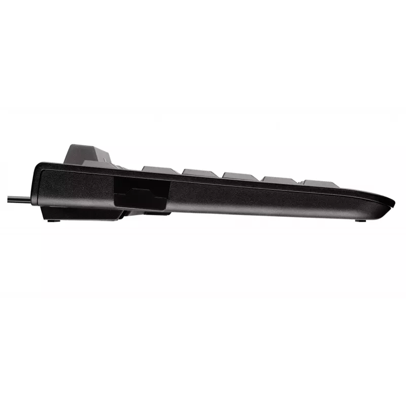 CHERRY KC 1000 SC klaviatūra biurui laidinė USB QWERTY JAV anglų juoda