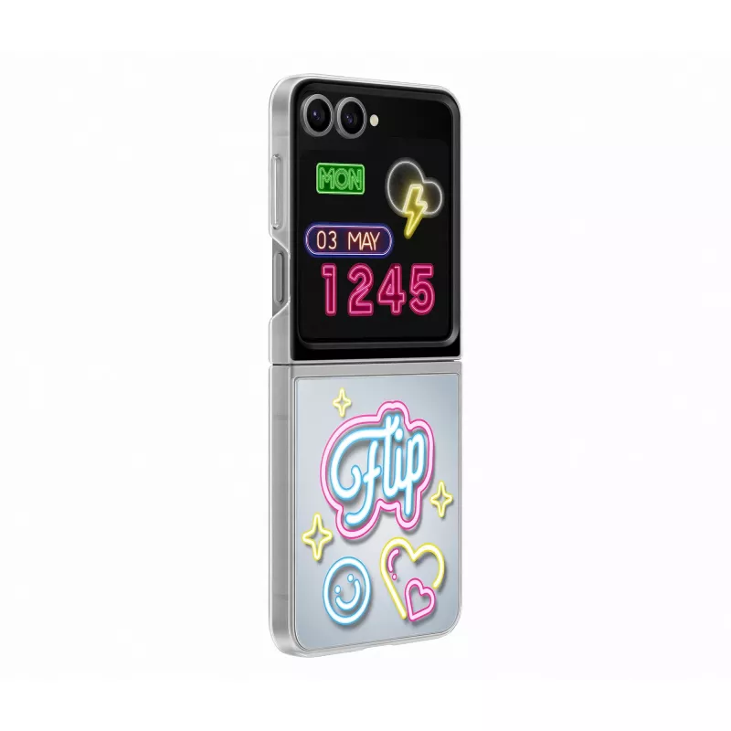 Samsung EF-F741CTEGWW mobiliojo telefono dėklas 17 cm (6,7 colio) permatomas