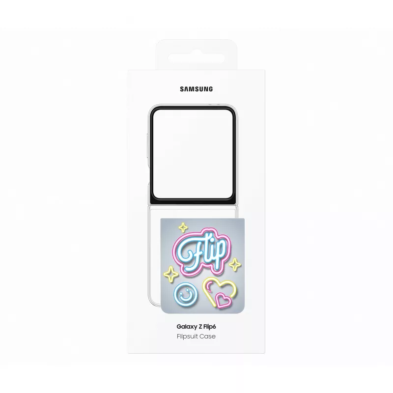 Samsung EF-F741CTEGWW mobiliojo telefono dėklas 17 cm (6,7 colio) permatomas