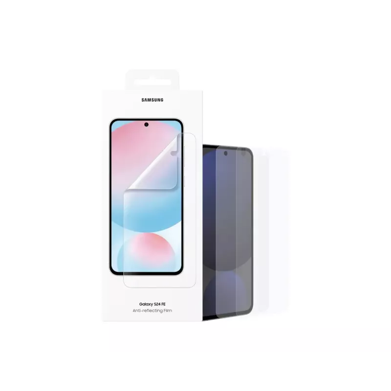 Samsung Anti-refleksinė apsauginė plėvelė S24 FE atspari įbrėžimams skaidri 2 vnt.