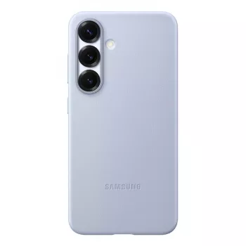 Samsung Kindsuit Faux Leather Dėklas, skirtas Galaxy S25, šviesiai mėlynas