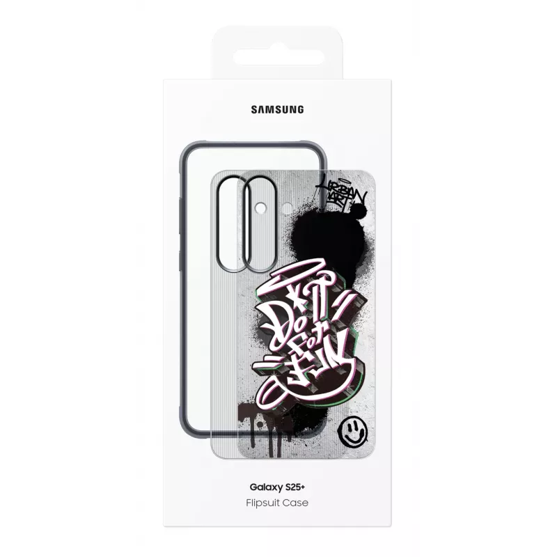Samsung EF-JS936 Flipsuit Rugged nugarėlė telefonui Galaxy S25+, juoda