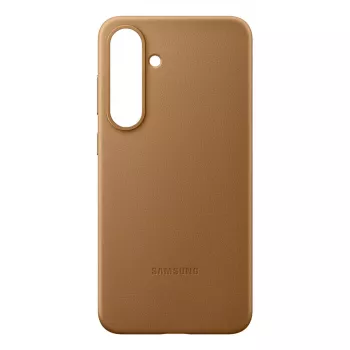 Dirbtinės odos dėklas Samsung Galaxy S25+ Brown 6,7 col.