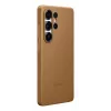 Samsung EF-VS938 Kindsuit dirbtinės odos dangtelis Galaxy S25 Ultra telefonui, rudas (camel)