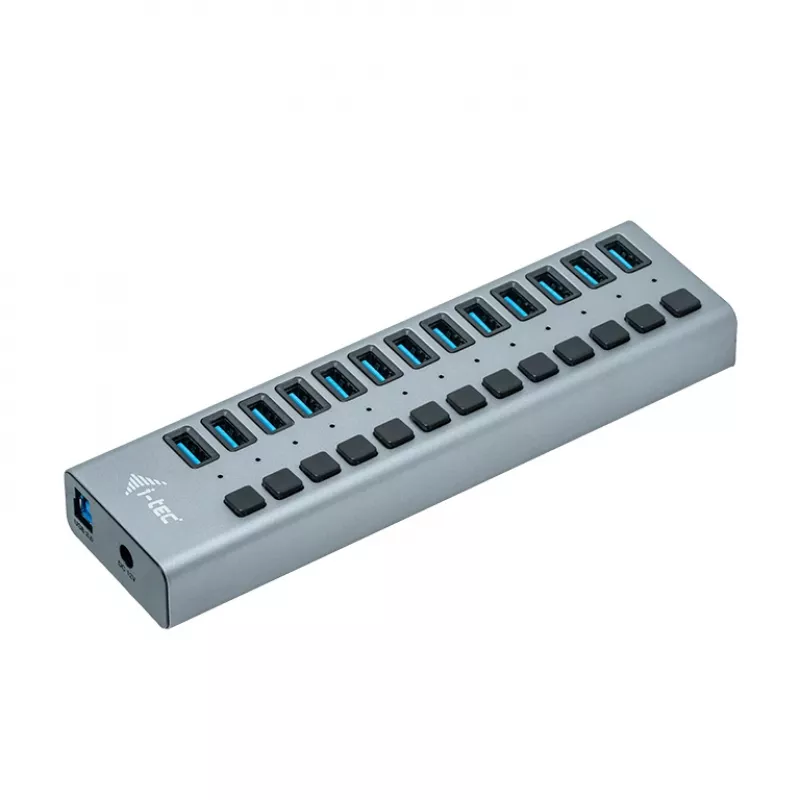 i-tec USB 3.0 įkrovimo stotelė 13 prievadų + 60 W maitinimo adapteris