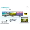 i-tec USB-C metalinė ergonomiška 3x 4K doko stotelė su 100 W galios tiekimu
