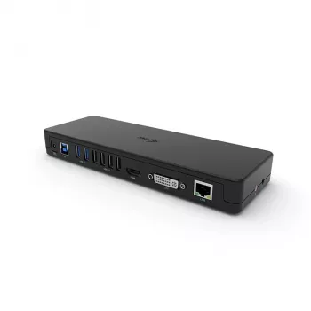 i-tec USB 3.0 / USB-C Dual Display Dock stotelė su HDMI, DVI ir VGA