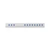 Bangų ilgių tankinimo multiplekseris Ubiquiti UACC-CWDM-8, 8 kanalų, 1450–1590 nm, 19 inch montuojamas į stelažą, 442 mm x 120 mm x 43,7 mm