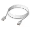 Tinklo jungiamasis kabelis UBIQUITI UACC-Cable-Patch-EL-3M-W — Cat6, 3 m, 2,5 GbE, PoE++ (4PPoE), baltas