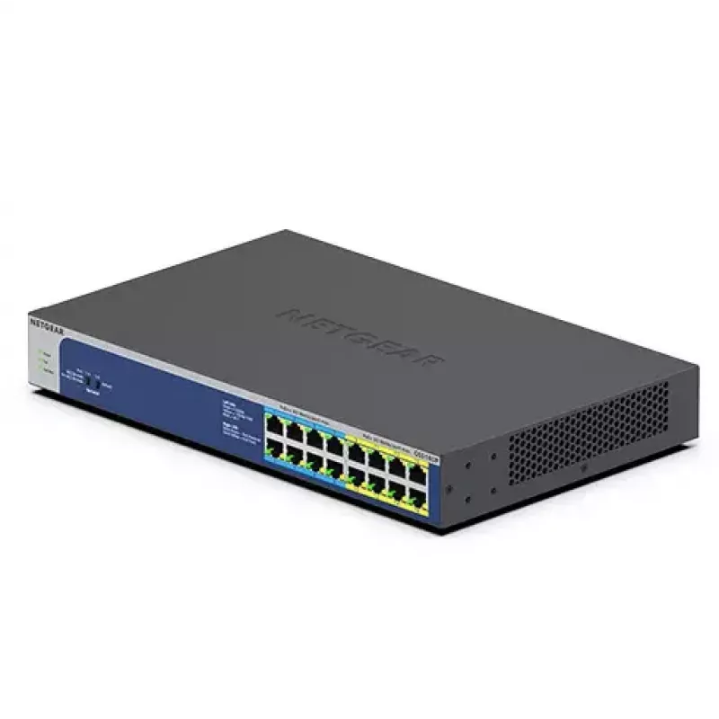 NETGEAR GS516UP Nereglamentuojamas Gigabit Ethernet (10/100/1000) Power over Ethernet (PoE) pilkas