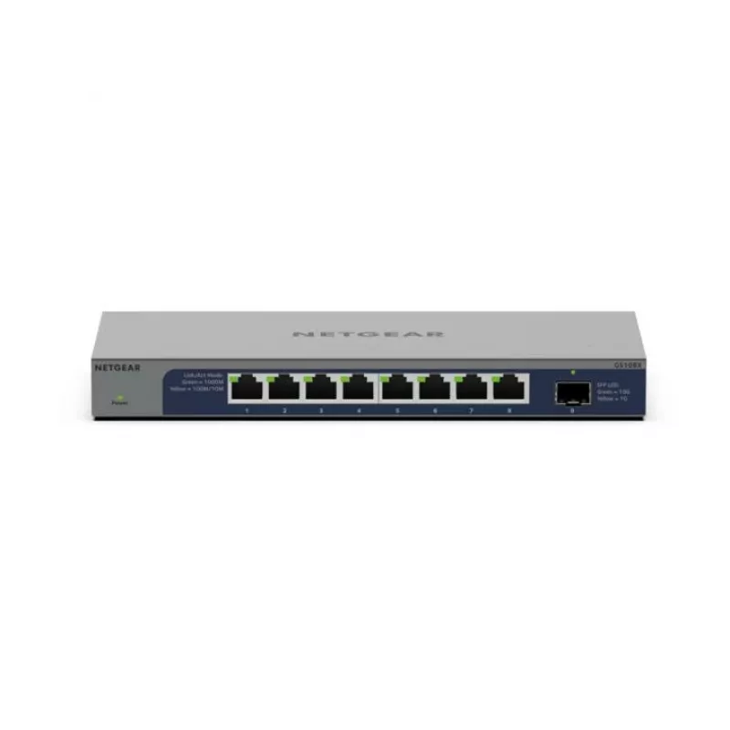 NETGEAR GS108X nevaldomas L2 Gigabit Ethernet (10/100/1000) pilkas