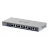 NETGEAR GS108MX-100EUS tinklo jungiklis, nevaldomas, L2, Gigabit Ethernet (10/100/1000), darbalaukiui arba montavimui ant sienos