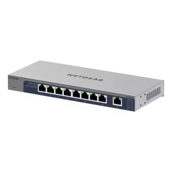 NETGEAR GS108MX-100EUS tinklo jungiklis, nevaldomas, L2, Gigabit Ethernet (10/100/1000), darbalaukiui arba montavimui ant sienos