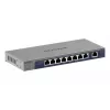 NETGEAR GS108MX-100EUS tinklo jungiklis, nevaldomas, L2, Gigabit Ethernet (10/100/1000), darbalaukiui arba montavimui ant sienos
