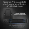 NETGEAR M3 belaidis maršrutizatorius, dviejų juostų (2,4 GHz / 5 GHz), juodas