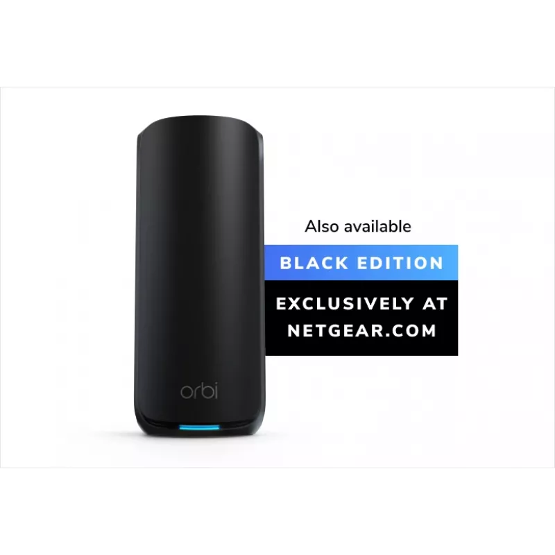 NETGEAR Orbi 870 papildomas palydovas, trijų juostų (2,4 GHz / 5 GHz / 6 GHz), Wi-Fi 7 (802.11be), balta, 4 vidinės antenos