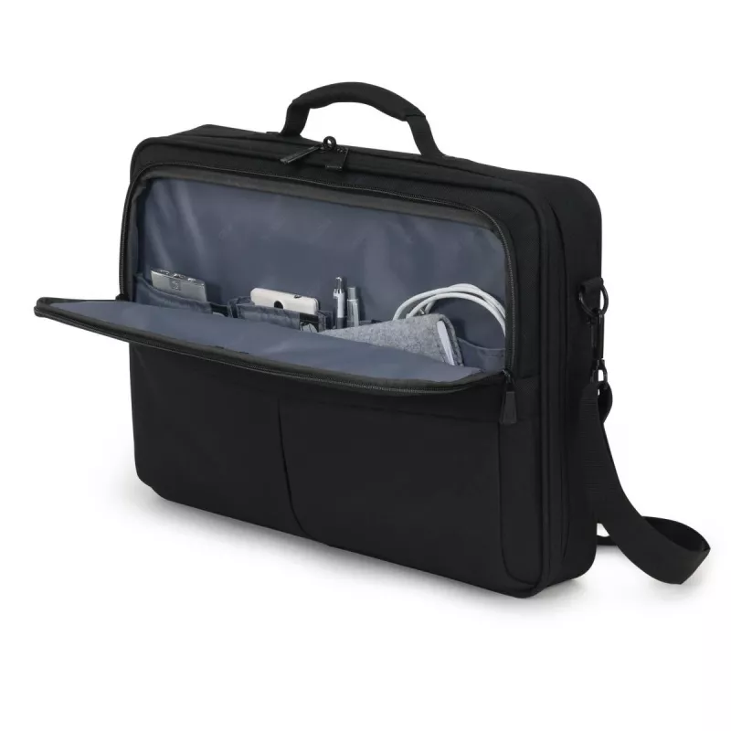 DICOTA Eco Multi Scale – 15-17,3 col. nešiojamojo kompiuterio krepšys / juoda / 600d perdirbtas PET