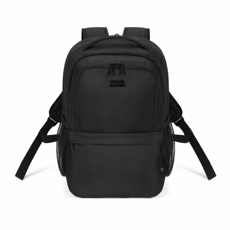 DICOTA Eco Core – kuprinė nešiojamam kompiuteriui 15-17.3 col. – juoda / 300d 100% perdirbtas PET poliesteris